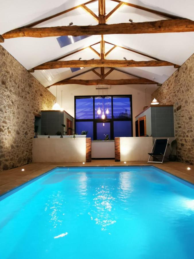L'Escale Du Bocage Piscine Couverte Chauffee La Flocelliere Bagian luar foto